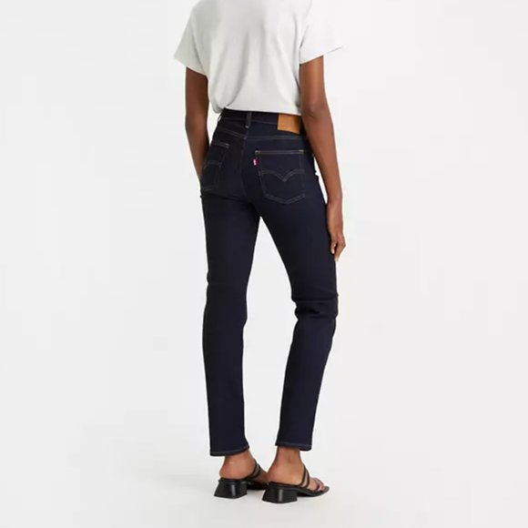 Levi's® Premium 724 HIGH RISE SLIM STRAIGHT WOMEN'S JEANS, Size 30, inseam 30 - Picture 2 of 11